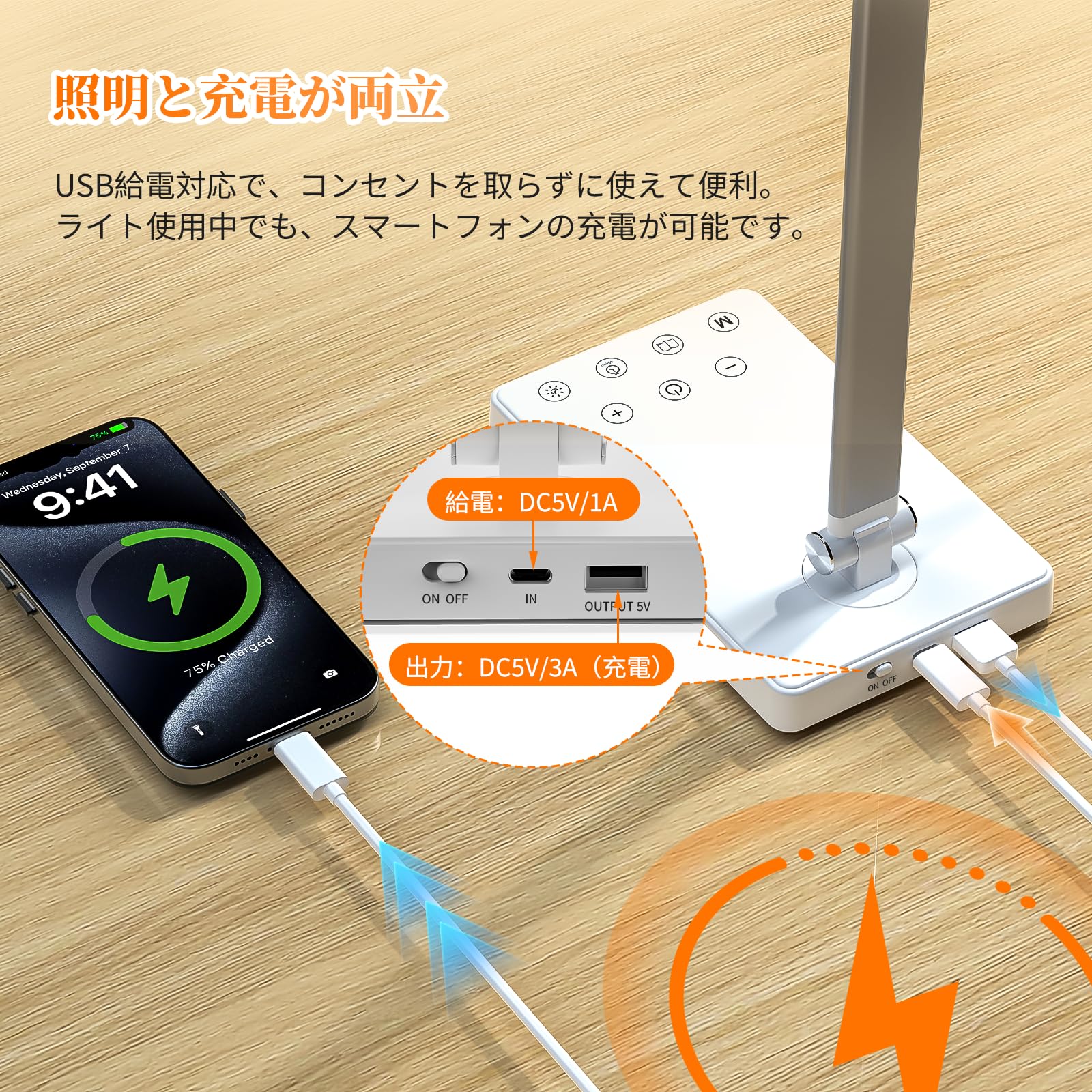 Amazon.co.jp: デスクライト 卓上ライト LED スタンドライト【2026新